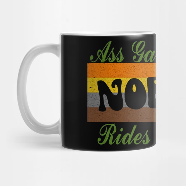 Nobody rides for free Vintage 70's reproduction by CharJens